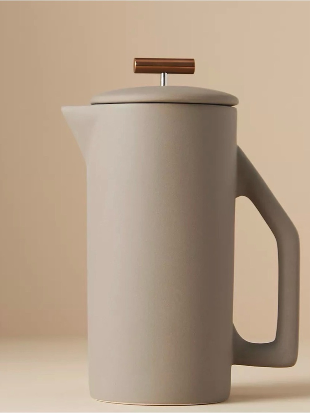 Anthropology Yield Design Ceramic
French Press, Gray 850 ML - Picture 3 of 5